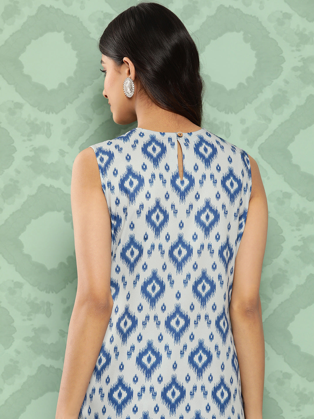 Janasya Women's Grey Crepe Digital Printed Straight Casual Kurta Set | Swadesiicart