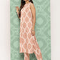 Janasya Women's Light Peach Crepe Digital Printed Straight Casual Kurta Set - Swadesiicart