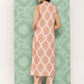 Janasya Women's Light Peach Crepe Digital Printed Straight Casual Kurta Set - Swadesiicart
