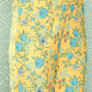 Janasya Women's Yellow Moss Digital Floral Printed Flared Festive Kurta Set | Swadesiicart