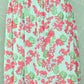 Janasya Women's Mint Moss Floral Digital Printed Angrakha Festive Kurta Set | Swadesiicart