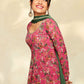 Janasya Pink Georgette Digital Floral Printed Set | Swadesiicart