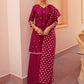 Janasya Women's Pink Chanderi Embellished Festive Straight Kurta Set | Swadesiicart