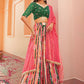 Janasya Green Georgette Digital Floral Printed Festive Lehenga Choli | Swadesiicart