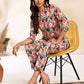 Janasya Multicolor Cotton Ikat Printed Set | Swadesiicart