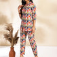 Janasya Multicolor Cotton Ikat Printed Set | Swadesiicart