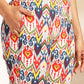 Janasya Multicolor Cotton Ikat Printed Set | Swadesiicart