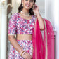 Janasya White Cotton Embellished Festive Lehenga Choli | Swadesiicart
