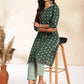 Janasya Green Cotton Printed Sets | Swadesiicart