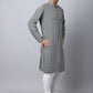 Even Apparels Multi Pure Cotton Men's Kurta With Band Collar | Swadesiicart