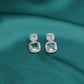 Diamond Duet Studs- Ruby Raang | Swadesiicart