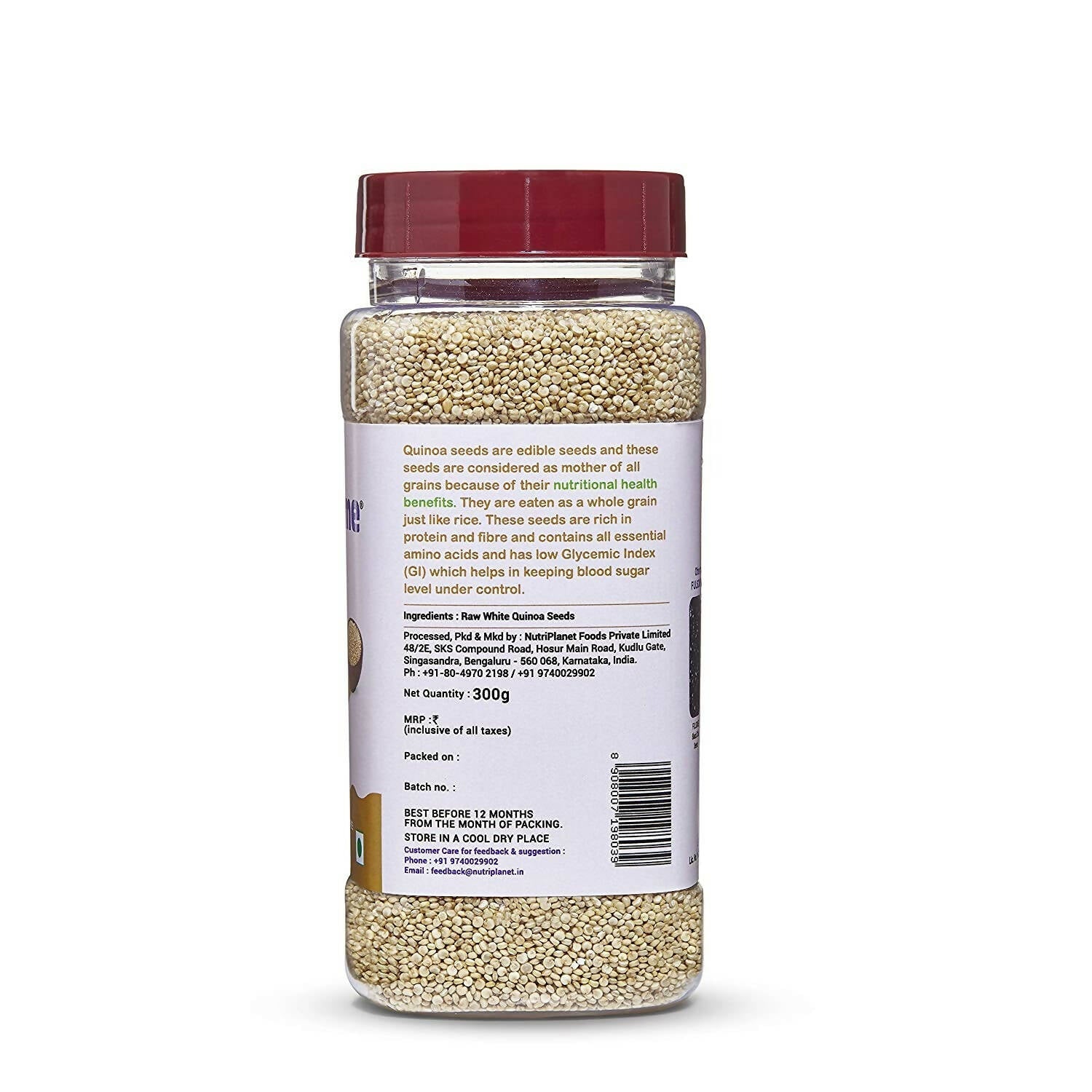 Fulsome White Quinoa Seeds - Swadesiicart