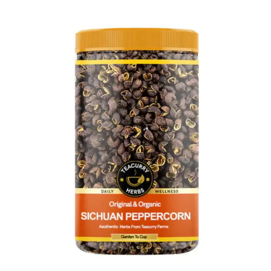 Teacurry Organic Sichuan Peppercorn - Authentic Schezwan Pepper - Teacurry