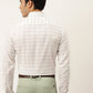 Jainish Men's Formal Cotton Horizontal Striped Shirt ( SF 790White ) | Swadesiicart