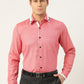 Jainish Men's Cotton Solid Formal Shirts ( SF 796Red ) | Swadesiicart