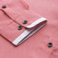 Jainish Men's Cotton Solid Formal Shirts ( SF 796Red ) | Swadesiicart