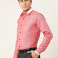 Jainish Men's Cotton Solid Formal Shirts ( SF 796Red ) | Swadesiicart