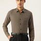 Jainish Men's Cotton Checked Formal Shirts ( SF 804Black ) | Swadesiicart
