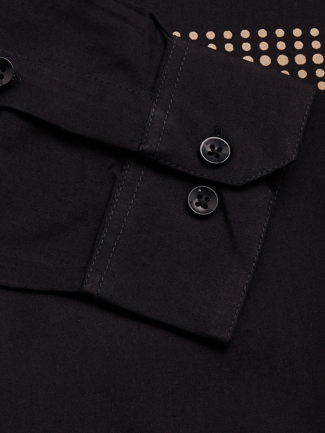 Jainish Men's Cotton Printed Formal Shirts ( SF 805Black ) | Swadesiicart