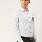 Jainish Men's Cotton Printed Formal Shirts ( SF 807White ) | Swadesiicart