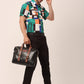 Jainish Men's Lycra Printed Half Sleeve Formal Shirts ( SF 814Green ) | Swadesiicart