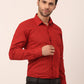 Jainish Men's Cotton Printed Formal Shirts ( SF 821Red ) | Swadesiicart