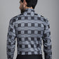 Indian Needle Men's Printed Formal Shirt - Grey | Swadesiicart