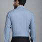 Indian Needle Men's Woven Design Formal Shirt - Grey | Swadesiicart