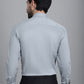 Indian Needle Men's Woven Design Formal Shirt - Steel-Grey | Swadesiicart