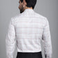 Indian Needle Men's Checked Formal Shirt - Cream | Swadesiicart