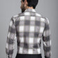 Indian Needle Men's Checked Formal Shirt - Brown | Swadesiicart