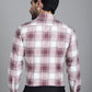 Indian Needle Men's Checked Formal Shirt - Maroon | Swadesiicart