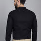 Indian Needle Men's Cotton Solid Formal Shirt - Black | Swadesiicart
