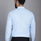 Indian Needle Men's Cotton Solid Formal Shirt - Firozi | Swadesiicart