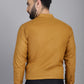 Indian Needle Men's Cotton Solid Formal Shirt - Mustard | Swadesiicart