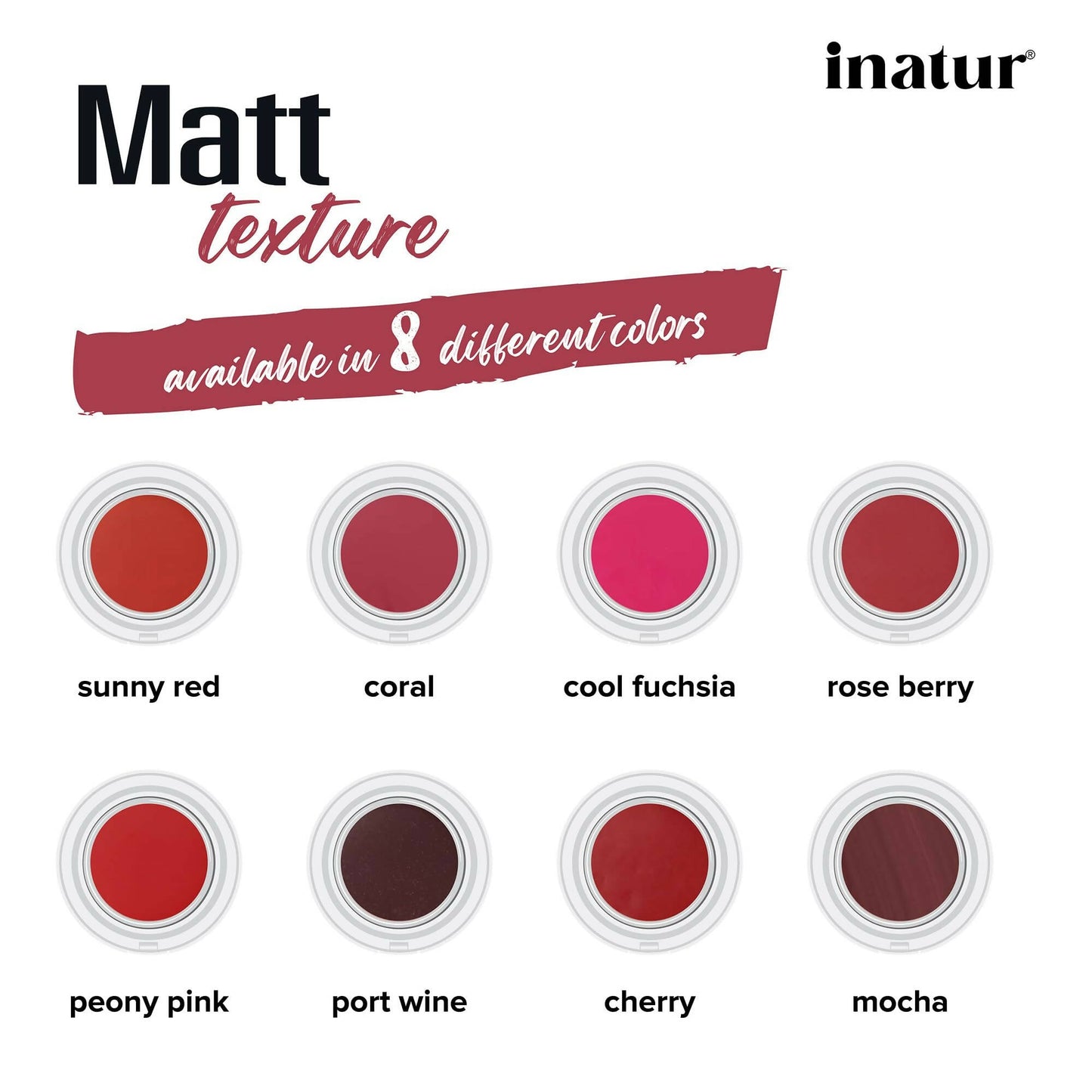 Inatur Lip and Cheek Tint Coral - Swadesiicart