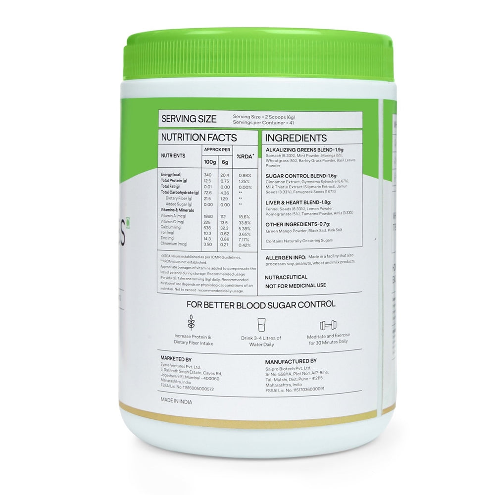 OZiva Superfood Greens & Herbs | Swadesiicart