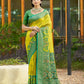 Shree Shyam Fashion Mustard Soft Silk Saree