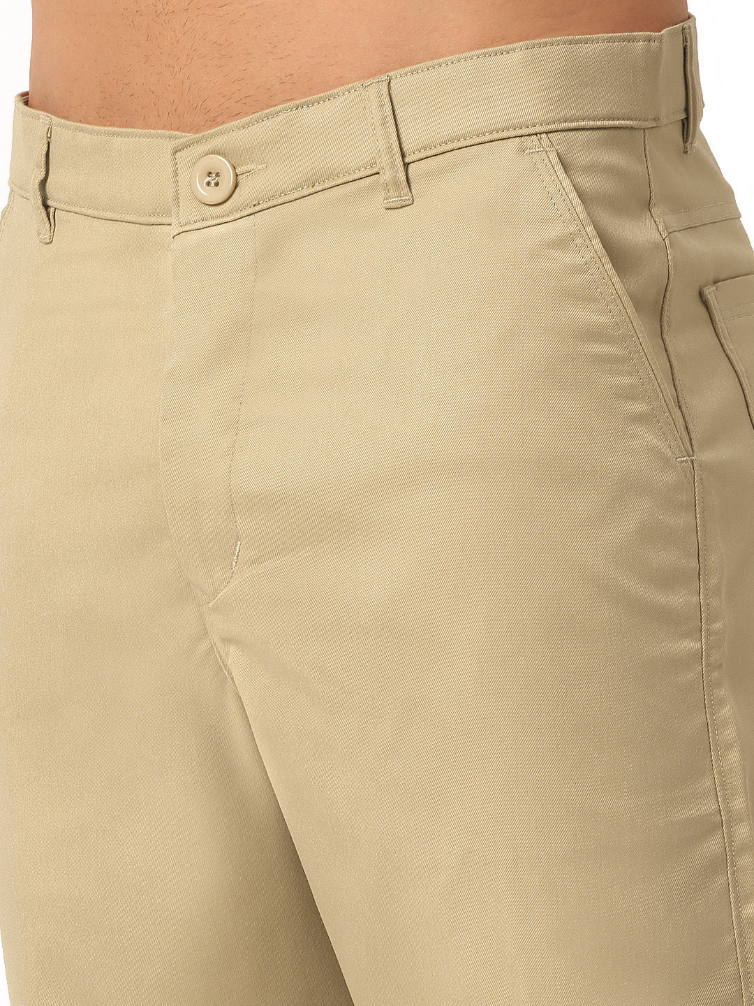 Jainish Men's Casual Cotton Solid Shorts ( SGP 153 Beige ) - Swadesiicart