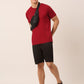 Jainish Men's Casual Cotton Solid Shorts ( SGP 153 Black ) - Swadesiicart