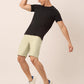 Jainish Men's Casual Cotton Solid Shorts ( SGP 153 Cream ) - Swadesiicart