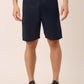 Jainish Men's Casual Cotton Solid Shorts ( SGP 153 Navy ) - Swadesiicart