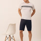 Jainish Men's Casual Cotton Solid Shorts ( SGP 153 Navy ) - Swadesiicart