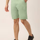 Jainish Men's Casual Cotton Solid Shorts ( SGP 153 Pista-Green ) - Swadesiicart