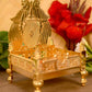 CraftVatika Gold-Toned Singhasan Chowkie | Swadesiicart