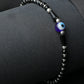 Priyaasi Women Beaded Evil Eye Charm Sterling Silver Bracelet - Noz2Toz