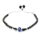 Priyaasi Women Beaded Evil Eye Charm Sterling Silver Bracelet - Swadesiicart