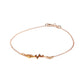 Priyaasi Women Rose Gold Heartbeat Sterling Silver Bracelet - Swadesiicart