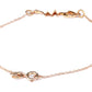 Priyaasi Women Rose Gold Heartbeat Sterling Silver Bracelet - Swadesiicart