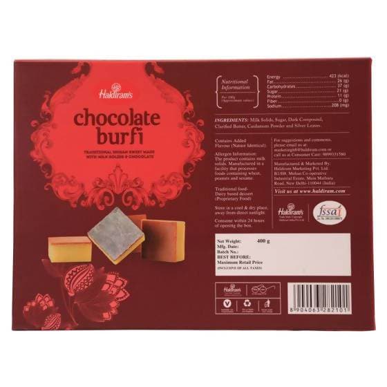 Haldiram's Chocolate Burfi | Swadesiicart